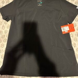 Women's Black Scrub Set